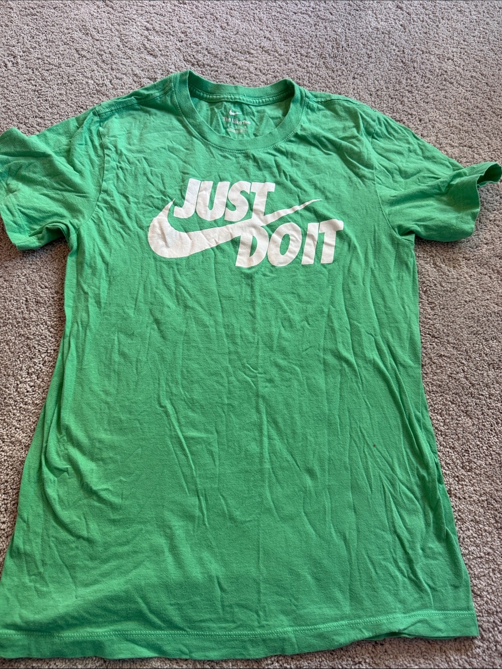Nike Green Short-Sleeve 'Just Do It' Graphic Tee